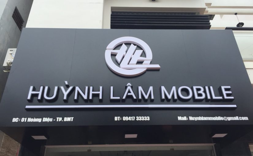 Bảng hiệu chữ nổi quảng cáo phổ biến hiện nay Hàm Thuận Bắc