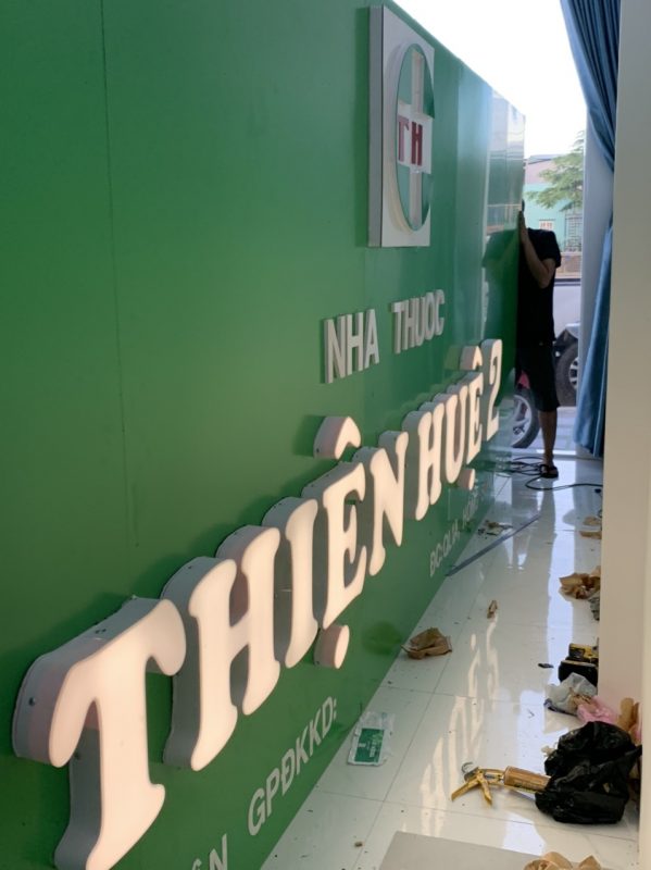 Bảng hiệu nhà thuốc đẹp đạt chuẩn bộ y tế - Phan Thiết, Bình Thuận
