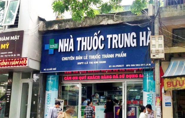 Bảng hiệu nhà thuốc đẹp đạt chuẩn bộ y tế - Phan Thiết, Bình Thuận